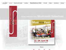 Tablet Screenshot of mv-sipbachzell.at